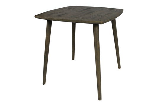 Brown Square Solid Wood Dining Table By Homeroots | Dining Tables | Modishstore - 1