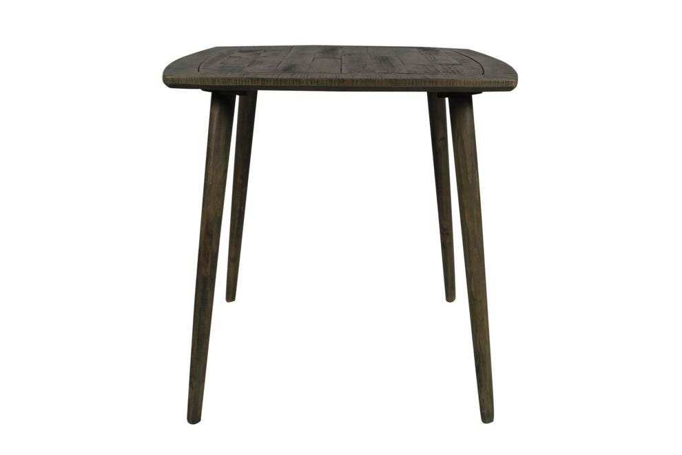 Brown Square Solid Wood Dining Table By Homeroots | Dining Tables | Modishstore - 3