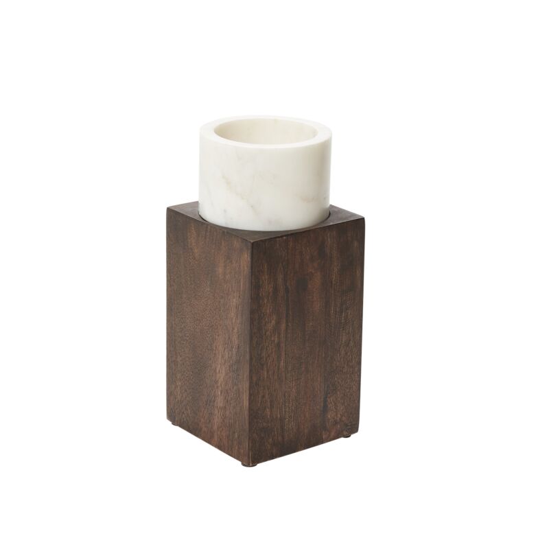 Treasure Pot with Pedestal 3.5"x 8.25" By Accent Decor | Planters, Troughs & Cachepots | Modishstore - 4