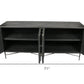 Black Solid Wood Sideboard with Four Doors By Homeroots | Sideboards | Modishstore - 7