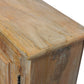 Distressed Natural Solid Wood Sideboard with Four Doors By Homeroots | Sideboards | Modishstore - 7