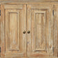 Distressed Natural Solid Wood Sideboard with Four Doors By Homeroots | Sideboards | Modishstore - 8