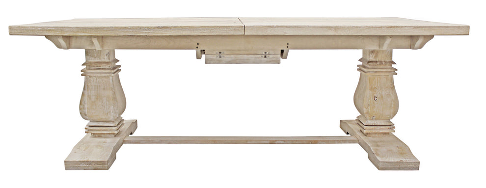 Light Brown Rectangular Solid Wood Butterfly Leaf Dining Table By Homeroots | Dining Tables | Modishstore - 2
