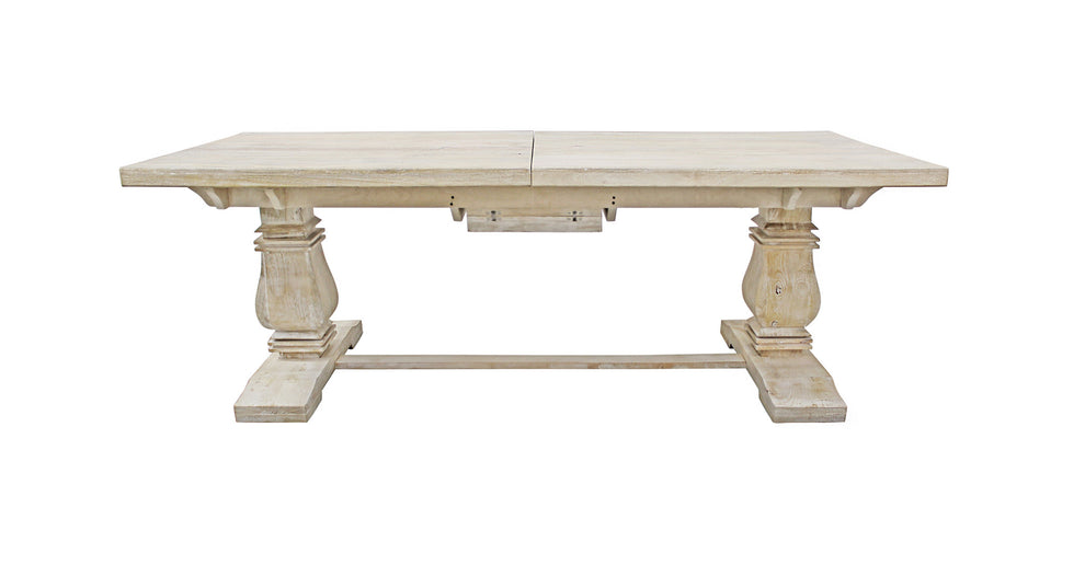 Light Brown Rectangular Solid Wood Butterfly Leaf Dining Table By Homeroots | Dining Tables | Modishstore - 3