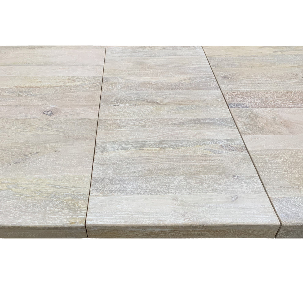 Light Brown Rectangular Solid Wood Butterfly Leaf Dining Table By Homeroots | Dining Tables | Modishstore - 6