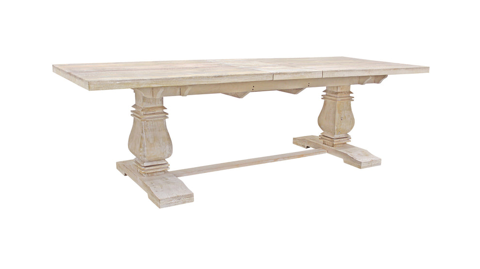 Light Brown Rectangular Solid Wood Butterfly Leaf Dining Table By Homeroots | Dining Tables | Modishstore - 5
