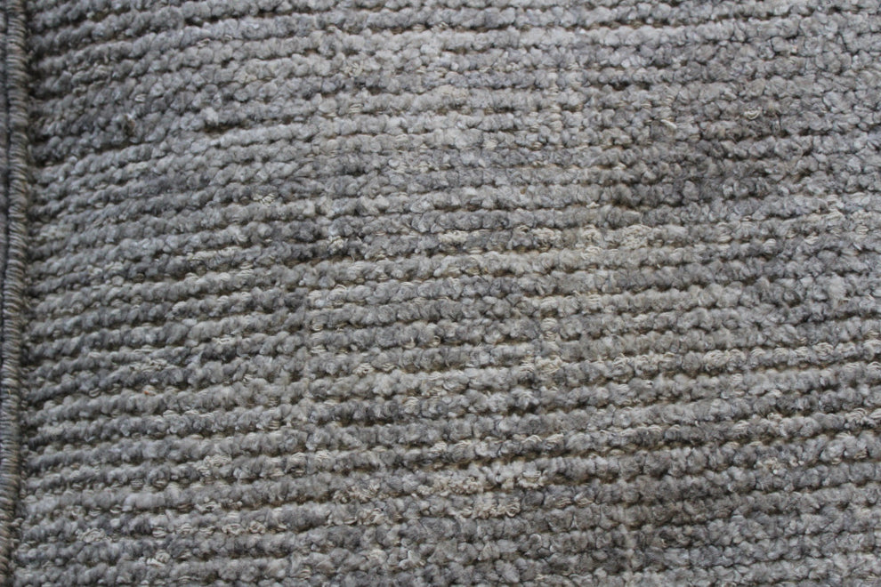 Gray Wool Cube Pouf Ottoman By Homeroots | Ottomans | Modishstore - 5