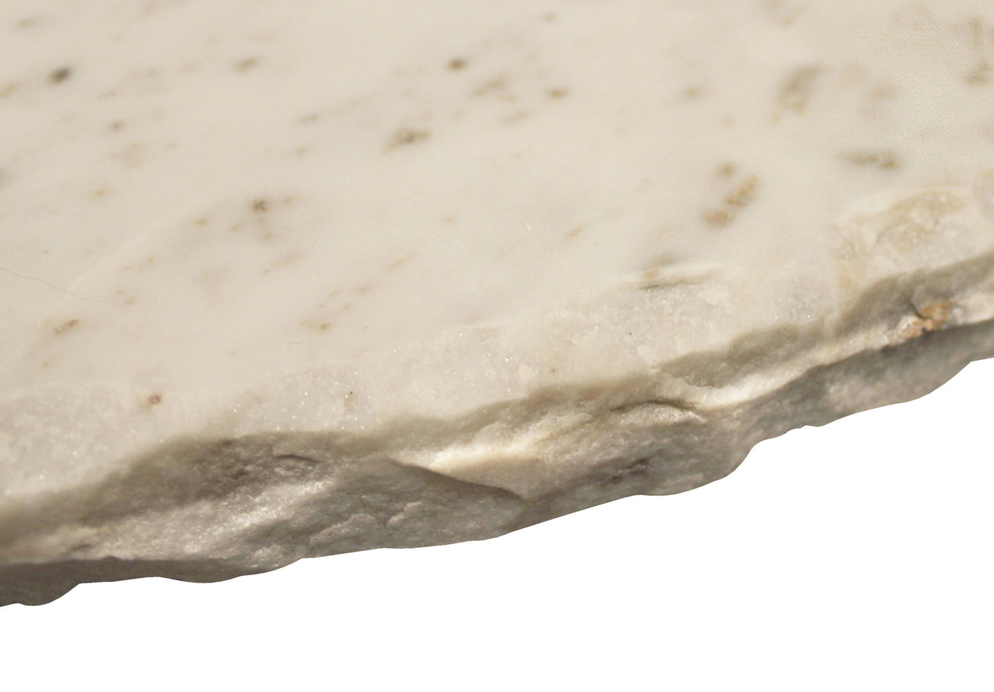 Ivory and Brass Genuine Marble and Iron Round Frame Coffee Table By Homeroots | Coffee Tables | Modishstore - 4