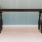 Black Solid Wood Distressed Console Table By Homeroots | Console Tables | Modishstore - 4