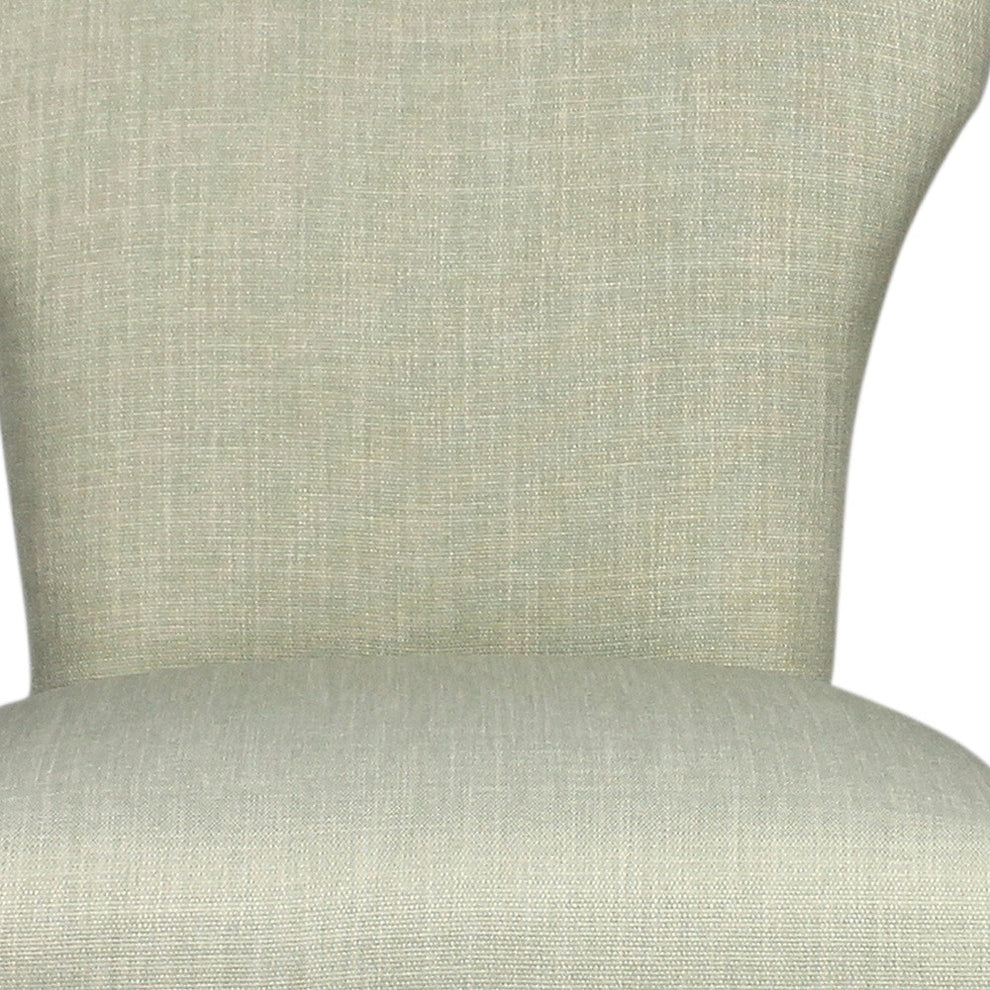 Set of Two Ivory And Brown Upholstered Fabric Dining Parsons Chairs By Homeroots | Dining Chairs | Modishstore - 8
