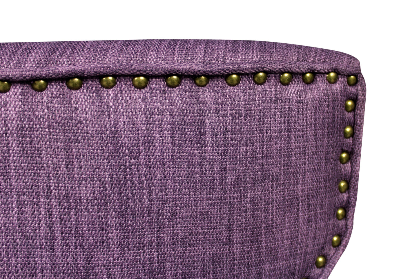 Set of Two Purple And Brown Upholstered Fabric Dining Parsons Chairs By Homeroots | Dining Chairs | Modishstore - 5