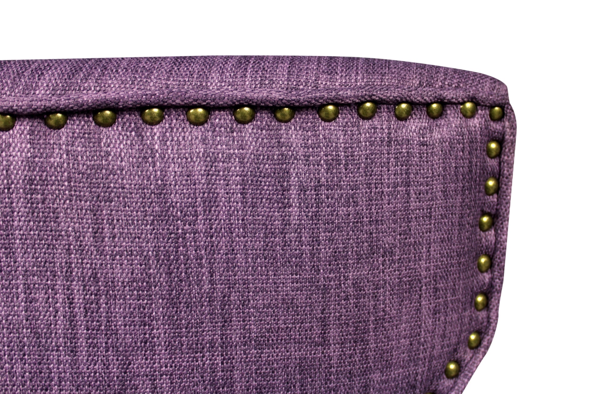 Set of Two Purple And Brown Upholstered Fabric Dining Parsons Chairs By Homeroots | Dining Chairs | Modishstore - 5