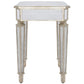 Silver Distressed Glass Square End Table By Homeroots | End Tables | Modishstore - 7