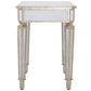 Silver Distressed Glass Square End Table By Homeroots | End Tables | Modishstore - 2