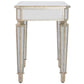 Silver Distressed Glass Square End Table By Homeroots | End Tables | Modishstore - 3