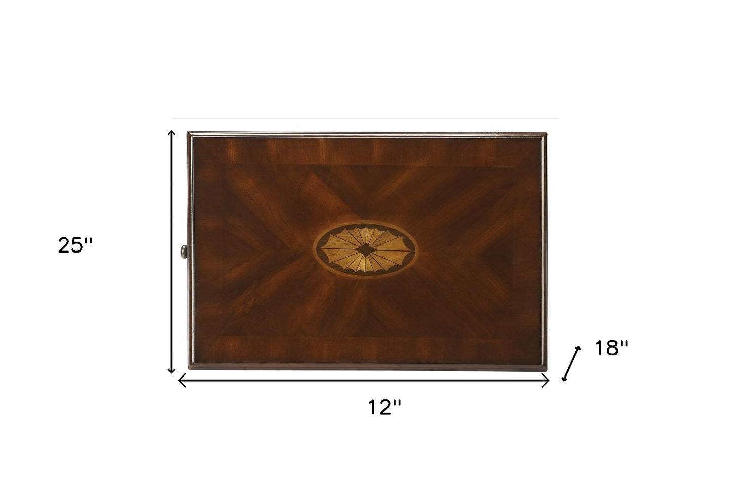 Dark Brown Manufactured Wood Rectangular End Table With Shelf By Homeroots | End Tables | Modishstore - 7