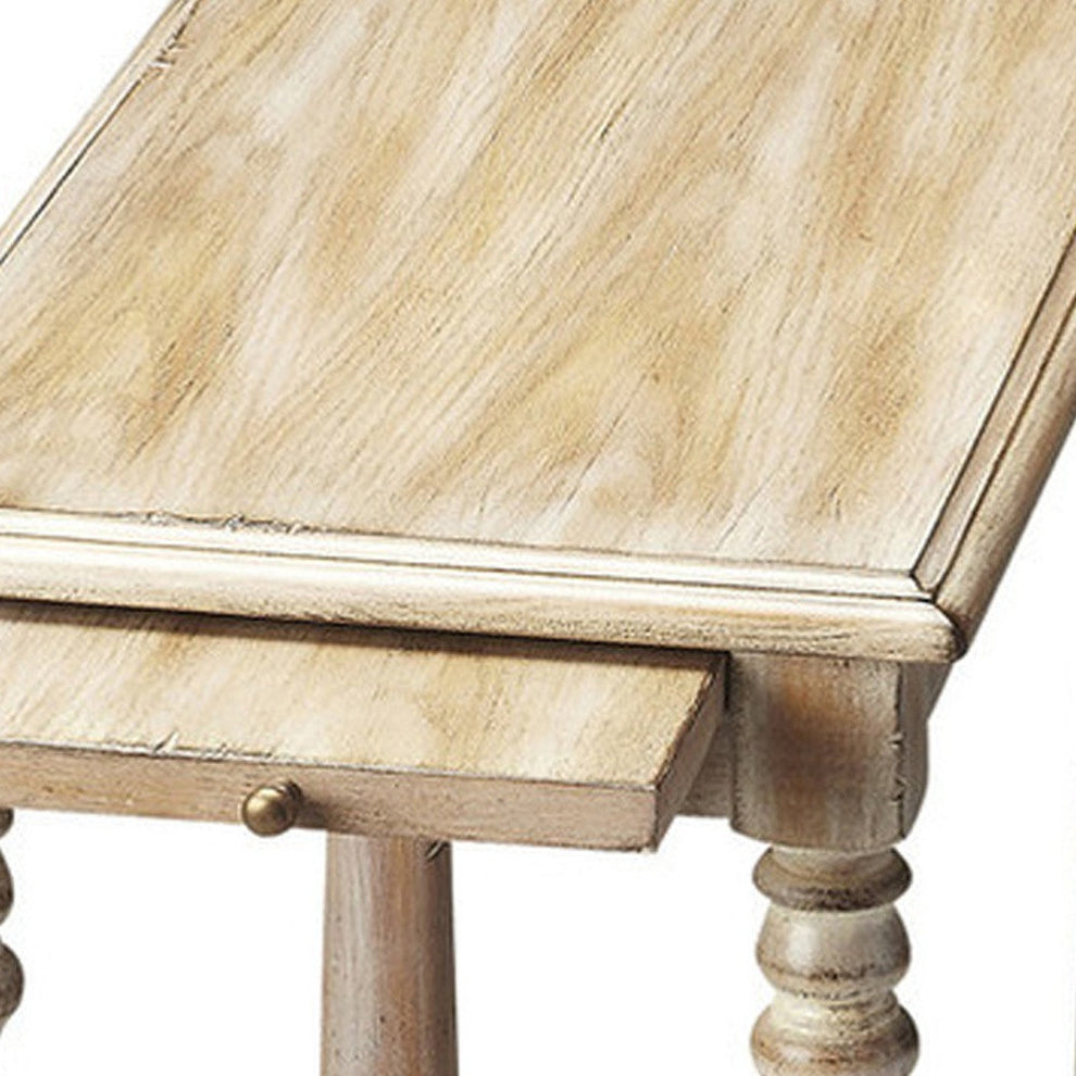 Gray End Table With Shelf By Homeroots | End Tables | Modishstore - 3