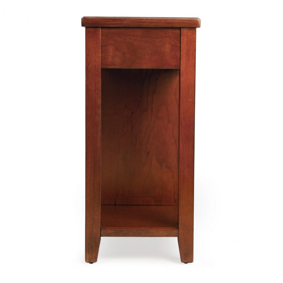 Medium Brown Manufactured Wood Rectangular End Table With Four Drawers And Shelf By Homeroots | End Tables | Modishstore - 3
