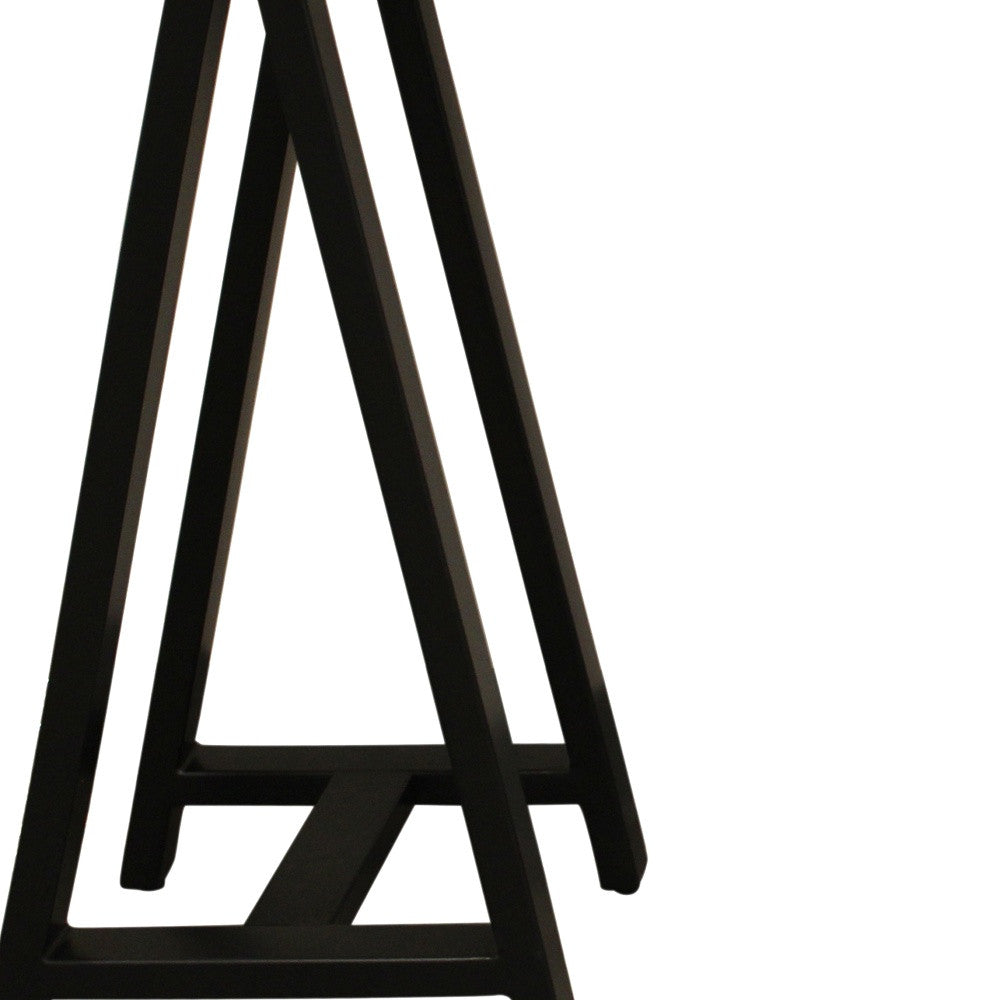 Natural and Black Solid Wood A Frame Console Table By Homeroots | Console Tables | Modishstore - 5