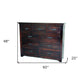Brown Solid Wood Nine Drawer Double Dresser By Homeroots | Dressers | Modishstore - 6