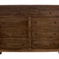 Tobacco Solid Wood Nine Drawer Gentleman's Chest By Homeroots | Dressers | Modishstore - 2