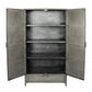 Silver Iron Drawer Combo Dresser By Homeroots | Dressers | Modishstore - 1