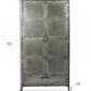 Silver Iron Drawer Combo Dresser By Homeroots | Dressers | Modishstore - 5