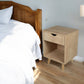 Natural One Drawer Nightstand By Homeroots | Nightstands | Modishstore - 1
