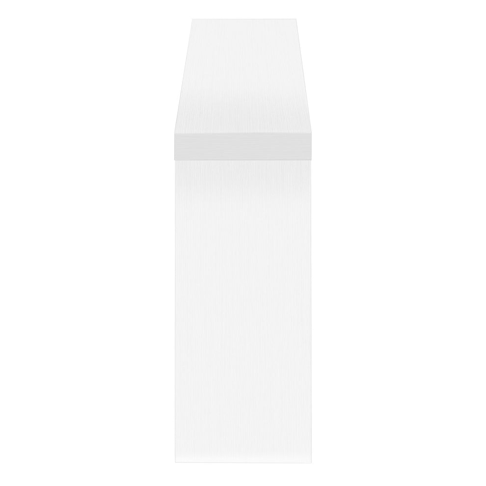 White Wood Abstract End Table By Homeroots | End Tables | Modishstore - 6