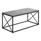 Gray And Black Wood And Metal Coffee Table By Homeroots | Coffee Tables | Modishstore - 6