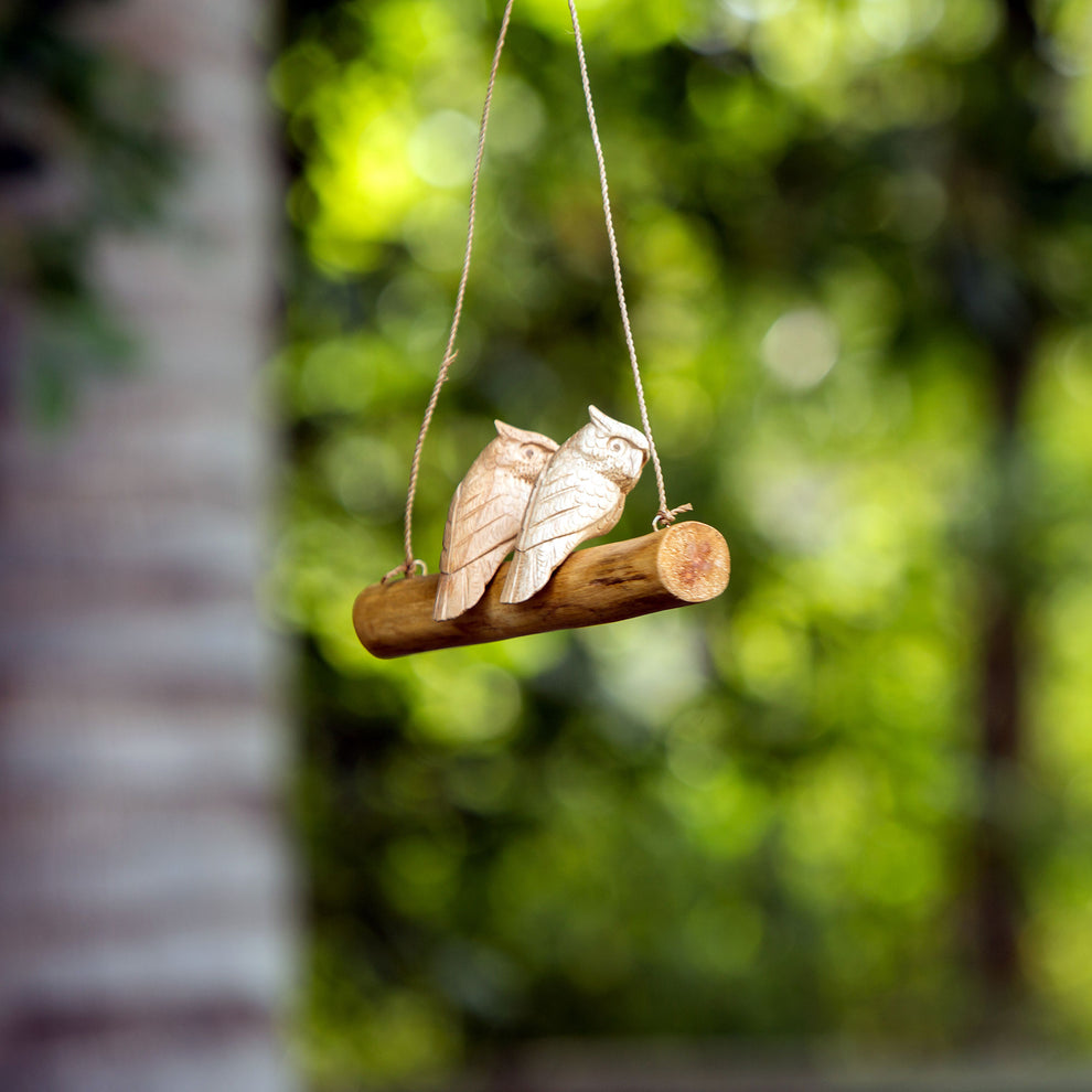 Parasite Owl Double Hanging Set of 4 By Garden Age Supply | Sculptures | Modishstore - 2