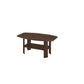 Set of Three Espresso Coffee Table With Three Shelves By Homeroots | Coffee Tables | Modishstore - 1