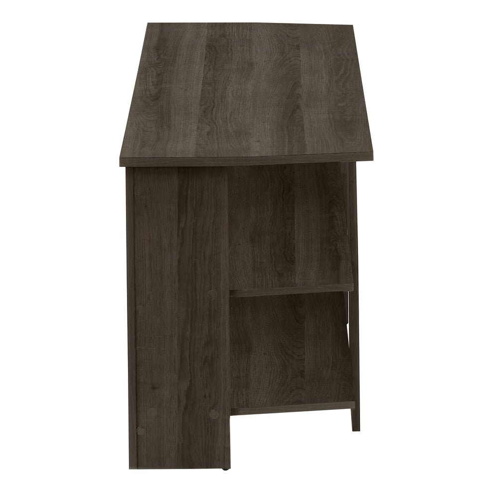 Brown Wood Open Shelving TV Stand By Homeroots | TV Stands | Modishstore - 4