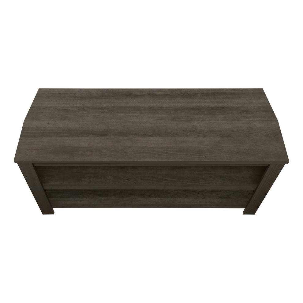 Brown Wood Open Shelving TV Stand By Homeroots | TV Stands | Modishstore - 6