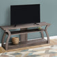 Taupe Wood Open Shelving TV Stand By Homeroots | TV Stands | Modishstore - 6