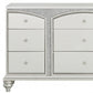 Platinum Manufactured Wood Nine Drawer Dresser By Homeroots | Dressers | Modishstore - 2