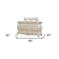 Pearl Solid and Manufactured Wood Seven Drawer Triple Dresser By Homeroots | Dressers | Modishstore - 6