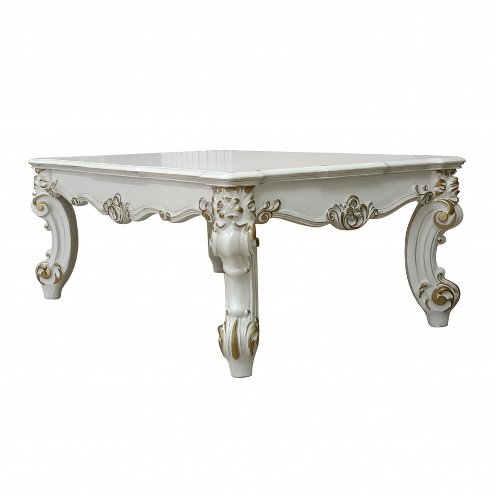 Pearl Wood Coffee Table By Homeroots | Coffee Tables | Modishstore - 4