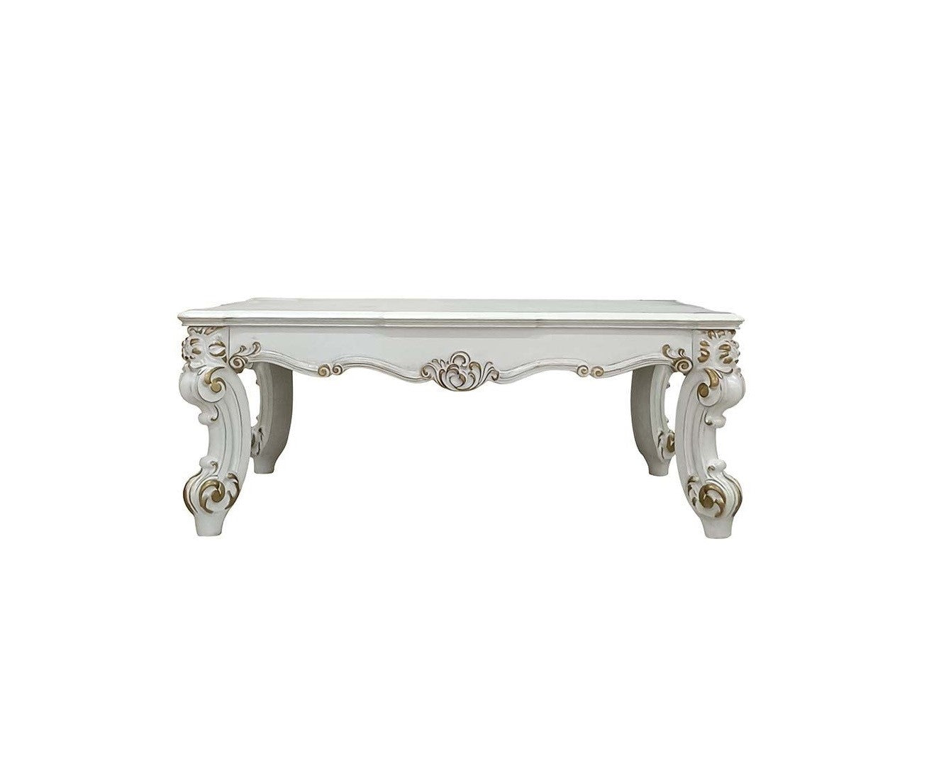 Pearl Wood Coffee Table By Homeroots | Coffee Tables | Modishstore - 1