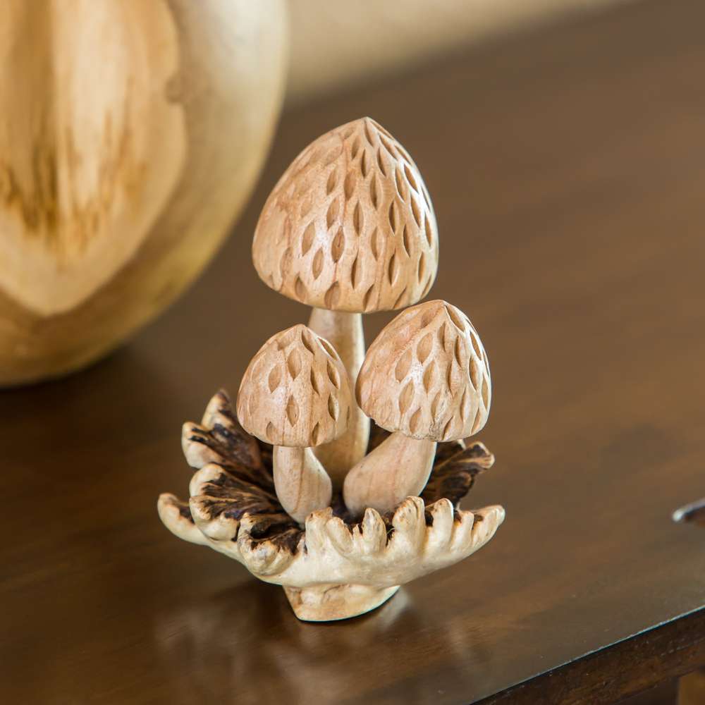 Parasite Forest Morel Mushrooms Set of 4 By Garden Age Supply | Sculptures | Modishstore - 1
