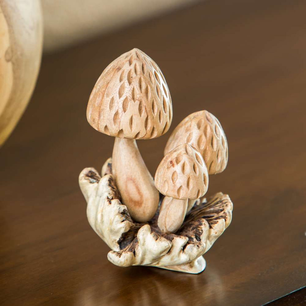 Parasite Forest Morel Mushrooms Set of 4 By Garden Age Supply | Sculptures | Modishstore - 2