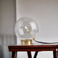 Brass Metal Globe Table Lamp By Homeroots | Table Lamps | Modishstore - 2