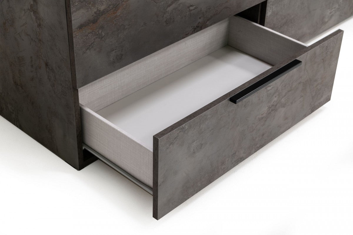 Homeroots 61" Grey Faux Marble Solid Manufactured Wood Six Drawer Double Dresser Homeroots 61" Grey Faux Marble Solid Manufactured Wood Six Drawer Double Dresser