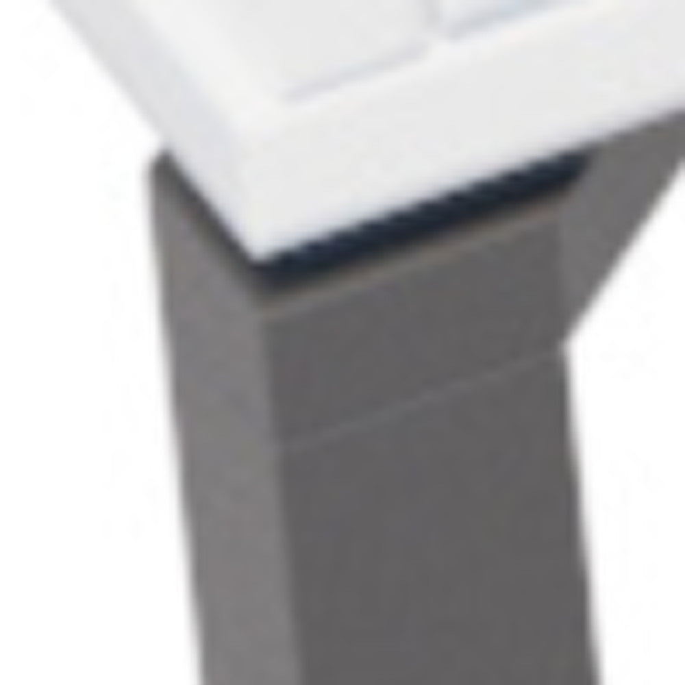 White and Black Six Drawer Double Dresser By Homeroots | Dressers | Modishstore - 6