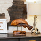 Erosion Wood Fish on Stand Set of 2 By Garden Age Supply