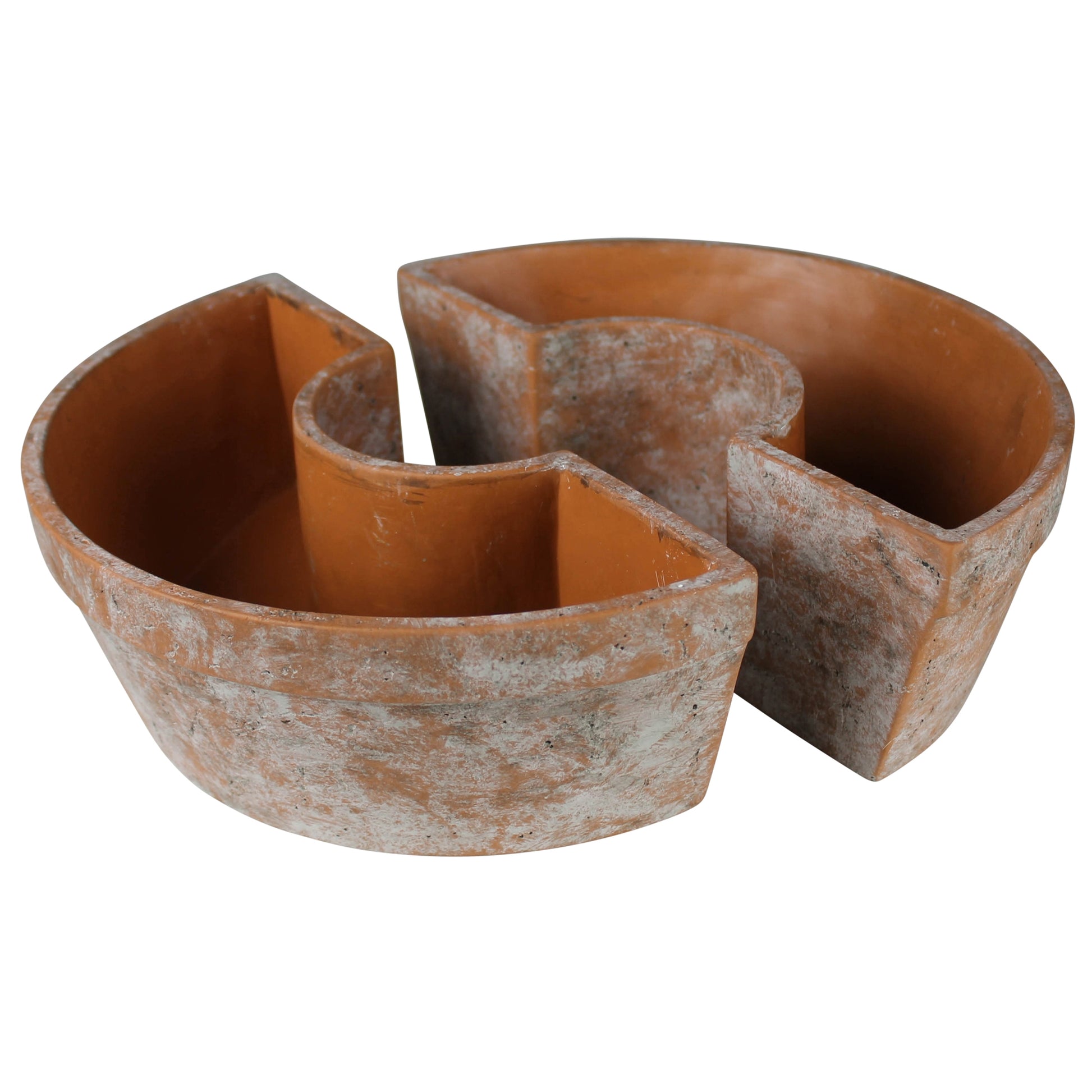 Tresco Rustic Half Round Planter, Cement Set Of 4 By HomArt | Planters, Troughs & Cachepots | Modishstore - 5