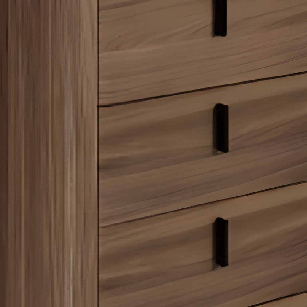 Black and White Solid and Manufactured Wood Multi Drawer Standard Chest By Homeroots | Dressers | Modishstore - 3