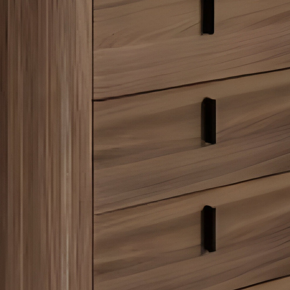 Black and White Solid and Manufactured Wood Multi Drawer Standard Chest By Homeroots | Dressers | Modishstore - 3