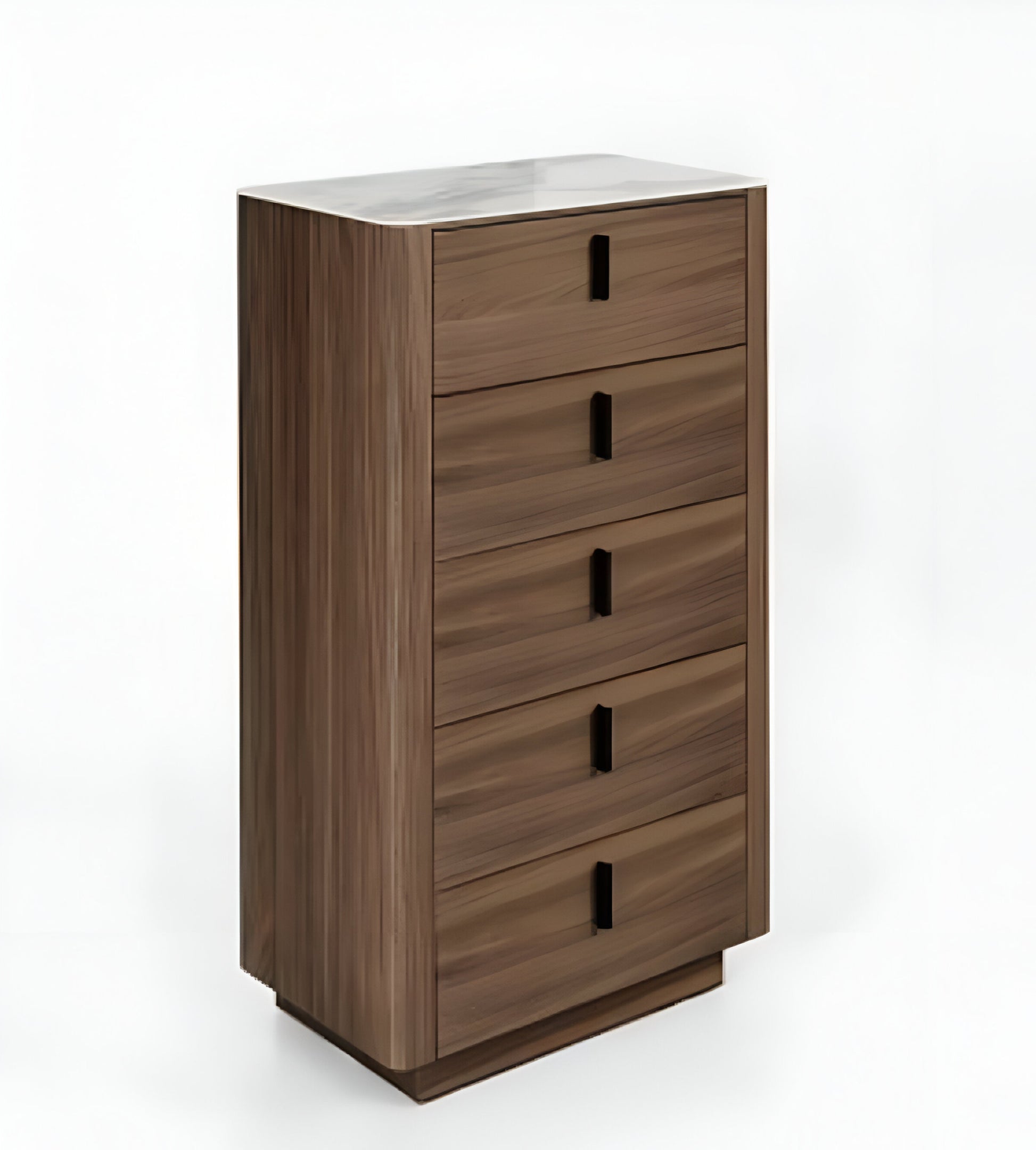Black and White Solid and Manufactured Wood Multi Drawer Standard Chest By Homeroots | Dressers | Modishstore - 1