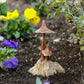 Witch's Hat Mushroom Set of 4 By Garden Age Supply